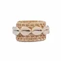 Napkins - The Rattan Shell Napkin Ring - Natural White - Set of 4 - BAZAR BIZAR LIVING