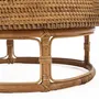 Platter and bowls - The Rattan Rise Tray - Natural Brown - BAZAR BIZAR LIVING