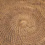 Platter and bowls - The Rattan Rise Tray - Natural Brown - BAZAR BIZAR LIVING