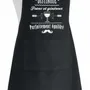 Tabliers de cuisine - Tablier de cuisine Aimable et distingué recyclé Noir 72 x 90 - MAISON VIVARAISE - SDE VIVARAISE WINKLER