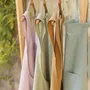 Aprons - Recycled Japanese kitchen apron Haru Amande 78 X 100 - MAISON VIVARAISE - SDE VIVARAISE WINKLER