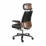 Chairs - Black leatherette Swivel Office Chair - ANGEL CERDÁ