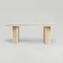 Coffee tables - TRAVERTINE COFFEE TABLE 'BRUT' - KIWANO CONCEPT