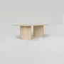 Coffee tables - TRAVERTINE COFFEE TABLE 'BRUT' - KIWANO CONCEPT