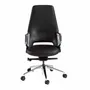 Chairs - Black leatherette  swivel office chair - ANGEL CERDÁ