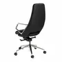 Chairs - Black leatherette  swivel office chair - ANGEL CERDÁ