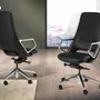 Chairs - Black leatherette  swivel office chair - ANGEL CERDÁ