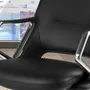 Chairs - Black leatherette  swivel office chair - ANGEL CERDÁ