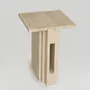 Tables basses - TRAVERTINE SIDE TABLE 'LLOYD' - KIWANO CONCEPT