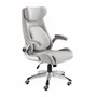 Chairs - Grey fabric swivel office chair - ANGEL CERDÁ
