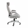 Chairs - Grey fabric swivel office chair - ANGEL CERDÁ