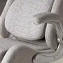Chairs - Grey fabric swivel office chair - ANGEL CERDÁ