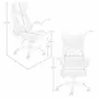 Chairs - Grey fabric swivel office chair - ANGEL CERDÁ