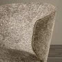 Chairs - Brown marbled fabric chair - ANGEL CERDÁ