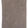 Children's bedrooms - Cushion cover and baby blanket WHALIO & GIRAFFE for children - TRANQUILLO