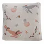 Children's bedrooms - Cushion cover and baby blanket WHALIO & GIRAFFE for children - TRANQUILLO