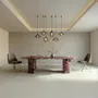 Dining Tables - Refleko - Dining Tables - Rosso Levano Marble - 240X110X75 cm - STONE VALLEY