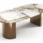 Tables Salle à Manger - Refleko - Tables à manger - Quartzite Patagonia - 240X110X75 cm - STONE VALLEY