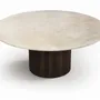 Dining Tables - Ocel - Dining Tables - Crema Marble - 120X120X75 cm - STONE VALLEY