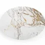 Dining Tables - Ocel - Dining Tables - Calacatta Oro Marble - 120X120X75 cm - STONE VALLEY