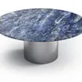 Tables Salle à Manger - Ocel - Tables à manger - Granit Blue Bahia - 120X120X75 cm - STONE VALLEY
