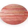 Dining Tables - Ocel - Dining Tables - Red Travertine - 120X120X75 cm - STONE VALLEY