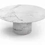 Tables Salle à Manger - Ocel - Tables à manger - Marbre Statuario Michelangelo Carrara - 150X150X75 cm - STONE VALLEY