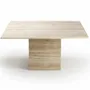 Dining Tables - Carrera - Dining Tables - Classic Travertine - 100X100X75 cm - STONE VALLEY
