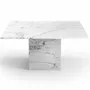 Dining Tables - Carrera - Dining Tables - Statuario Michelangelo Carrara Marble - 120X120X75 cm - STONE VALLEY