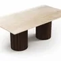 Dining Tables - Jaspura - Dining Tables - Crema Marble - 180X90X75 cm - STONE VALLEY