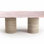 Tables Salle à Manger - Jaspura - Tables à manger - Onyx Rose - 180X90X75 cm - STONE VALLEY