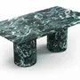 Dining Tables - Jaspura - Dining Tables - Verde Alpi Marble - 200X100X75 cm - STONE VALLEY