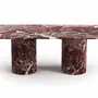 Tables Salle à Manger - Jaspura - Tables à manger - Marbre Rosso Levano - 220X110X75 cm - STONE VALLEY