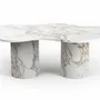 Coffee tables - Nunoca - Coffee Tables - Calacatta Oro Marble - 110X70X40 cm - STONE VALLEY