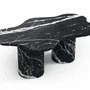 Coffee tables - Nunoca - Coffee Tables - Nero Maquina Marble - 110X70X40 cm - STONE VALLEY