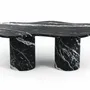 Coffee tables - Nunoca - Coffee Tables - Nero Maquina Marble - 110X70X40 cm - STONE VALLEY