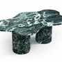 Coffee tables - Nunoca - Coffee Tables - Verde Alpi Marble - 130X80X40 cm - STONE VALLEY