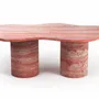 Tables basses - Nunoca - Tables basses - Travertin Rouge - 130X80X40 cm - STONE VALLEY