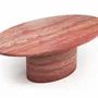 Coffee tables - Valleyra - Coffee Tables - Red Travertine - 120X70X40 cm - STONE VALLEY