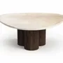 Tables basses - Rivage - Tables basses - Marbre Crema - 80X80X40 cm - STONE VALLEY