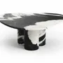 Coffee tables - Rivage - Coffee Tables - Panda Marble - 100X100X40 cm - STONE VALLEY