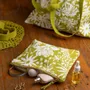 Bags and totes - Cloth bag and cosmetic bag BLOSSOM CHARM, GREEN TULIP & LEAFY FOREST - TRANQUILLO