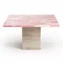 Coffee tables - Carrera - Coffee tables - Pink Onyx - 70X70X40 cm - STONE VALLEY