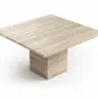 Coffee tables - Carrera - Coffee Tables - Classic Travertine - 70X70X40 cm - STONE VALLEY