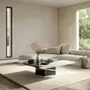 Tables basses - Carrera - Tables basses - Marbre Panda - 90X90X40 cm - STONE VALLEY