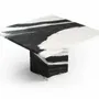 Tables basses - Carrera - Tables basses - Marbre Panda - 90X90X40 cm - STONE VALLEY