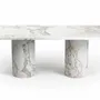 Coffee tables - Jaspura - Coffee tables - Calacatta Oro marble - 100X50X40 cm - STONE VALLEY