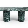 Coffee tables - Jaspura - Coffee Tables - Verde Alpi Marble - 120X60X40 cm - STONE VALLEY