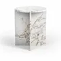 Other tables - Ocel - Other tables - Calacatta Oro marble - 45X45X55 cm - STONE VALLEY