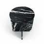 Autres tables  - Ocel - Autres tables - Marbre Nero Maquina - 45X45X55 cm - STONE VALLEY